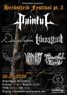 Flyer Herbstleid Festival Pt. 3