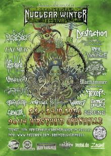 Flyer Braincrusher Nuclear Winter Festival 2026