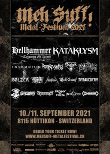 Flyer Meh Suff! Metal-Festival 2021