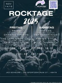 Flyer Ibbenbürener Rocktage 2025