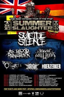 Flyer The Summer Slaughter Tour