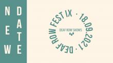 Flyer Deaf Row Fest 2021
