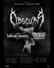 Flyer Obscura w/ Suicidal Angels & Sadist