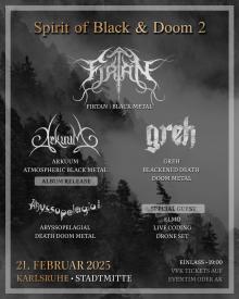 Flyer Spirit of Black & Doom 2