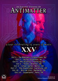 Flyer Antimatter - Live in Karlsruhe 2025