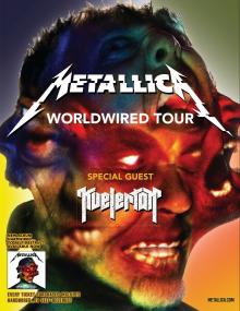 Flyer Metallica - World Wired Tour 2017