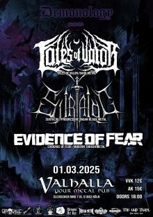 Flyer Demonology: Tales of Valor w/ Surtalog & Evidence of Fear