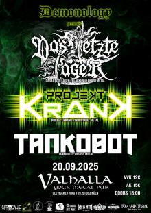 Flyer Demonology: Das Letzte Lager w/ Projekt Krank & Tankobot