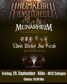 Flyer Eden Weint Im Grab w/ Munarheim & In This Hell