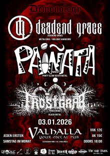 Flyer Demonology: Deadend Grace w/ Painata & Frostgrab