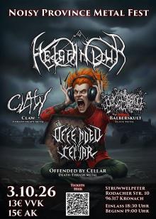 Flyer Helgrindur w/ Balberskult & Claw & Offended by Cellar