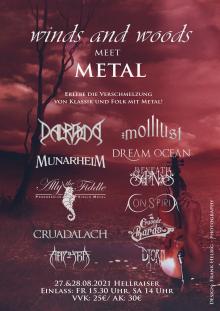 Flyer Winds and Woods meet Metal Festival 2021