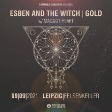 Flyer Esben and the Witch w/ GOLD & Maggot Heart