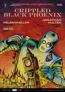 Flyer Crippled Black Phoenix w/ Special Guest: Jonathan Hultén