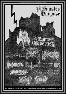 Flyer A Sinister Purpose IV