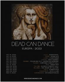 Flyer Dead Can Dance - Europa 2022