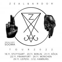 Flyer Zeal & Ardor - Tour 2022