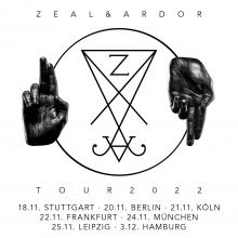 Flyer Zeal & Ardor - Tour 2022