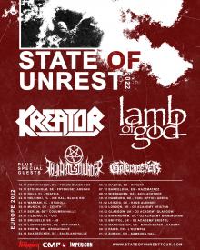 Flyer State Of Unrest Tour 2022