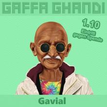 Flyer Gaffa Ghandi w/ Gavial