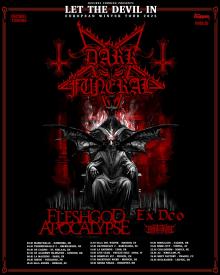 Flyer Dark Funeral - Let The Devil In 2025