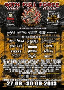 Flyer With Full Force 2013