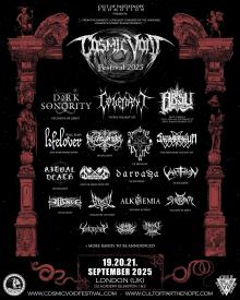 Flyer Cosmic Void Festival 2025