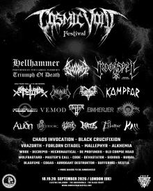 Flyer Cosmic Void Festival 2026/2027