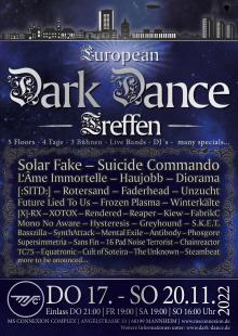 Flyer European Dark Dance Treffen 2022