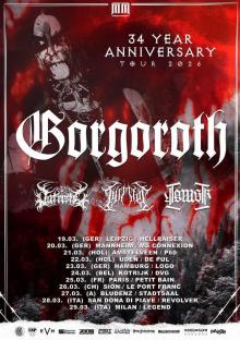 Flyer Gorgoroth - Live in Mannheim 2026