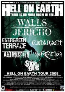 Flyer Hell On Earth Tour 2008