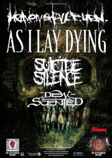 Flyer Heaven Shall Burn w/ As I Lay Dying