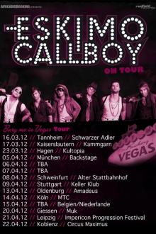 Flyer Eskimo Callboy - Bury Me In Vegas Tour 2012