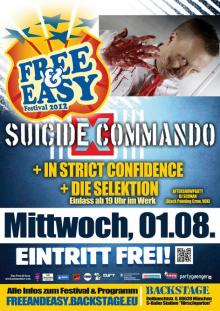 Flyer Suicide Commando & In Strict Confidence