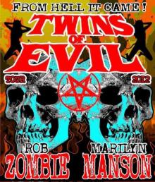 Flyer Twins Of Evil Tour 2012