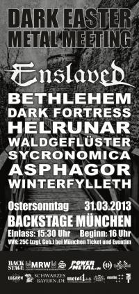 Flyer Dark Easter Metal Meeting 2013