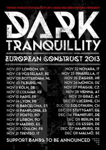 Flyer Dark Tranquillity - European Construct 2013