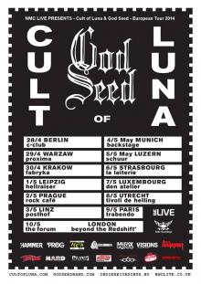 Flyer Cult Of Luna & God Seed