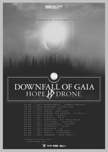 Flyer Downfall Of Gaia w/ Implore