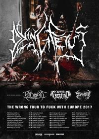 Flyer The Wrong Tour To Fuck With Europe 2017