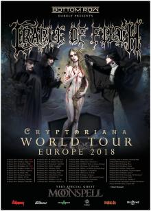 Flyer Cradle Of Filth / Moonspell