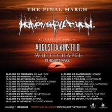 Flyer Heaven Shall Burn - The Final March