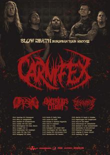 Flyer Carnifex - Slow Death Tour 2018