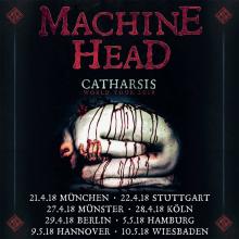 Flyer Machine Head - Catharsis World Tour 2018