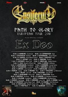 Flyer Ensiferum - Path To Glory Tour 2018