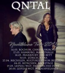 Flyer Qntal Nachtblume-Tour 2018