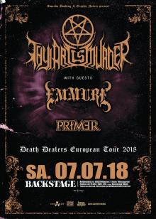 Flyer Thy Art Is Murder - Death Dealers European Tour 2018