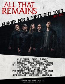 Flyer All That Remains w/ Heruin