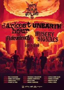 Flyer The Death To False Metal Core Tour