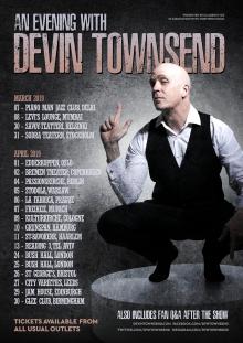 Flyer An Evening With Devin Townsend